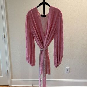 Retrofete Gabrielle Robe Dress in pink